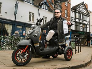 Supporting image for story: One-legged man who mowed down pedestrian on his mobility scooter in Shrewsbury avoids prison - but receives hefty legal bill