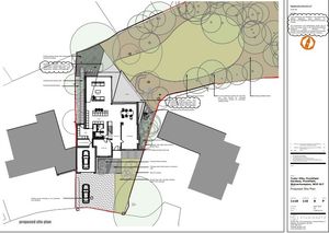 An architect's drawing showing the proposed design plans for Tudor Villa in Finchfield Gardens, Wolverhampton. Image: Wolverhampton City Council