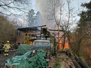 Crews were first called at around 6am on Tuesday. Photo: Bridgnorth Fire Station.
