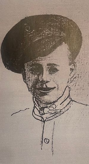 Richard Sweet, who was killed aged 21 in the First World War and is named on the memorial