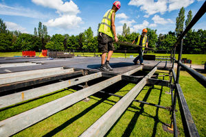 Supporting image for story: Stage taking shape for Telford Boyzone concert