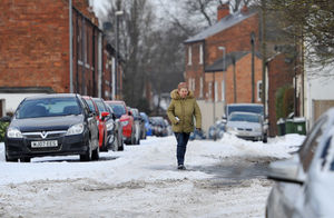 It's easier to walk on the road for this woman in Bloxwich