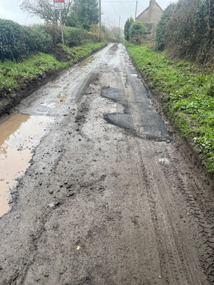 Penny Hayward shared the work that a highways team did in Church Preen. Picture: Penny Hayward