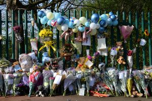 Flowers and tributes were placed at the scene on Birmingham New Road.