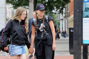Fans at the Black Sabbath Bridge. Photo: Joseph Walshe/SWNS