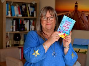 Supporting image for story: Lighthouse card inspires Hednesford author's new novel