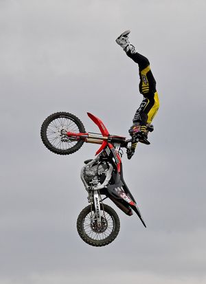 A stunning display from The Bolddog Lings Motorcycle Team.