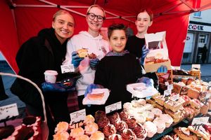 Newport Food Frenzy. In Picture: Immi Cakes and Bakes based in Telford: Maddie Kelly, Immi Kelly, Jack Jalbind and Sophie Ross.