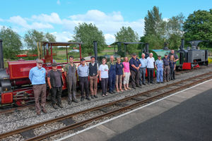 Volunteers at Amerton Railway