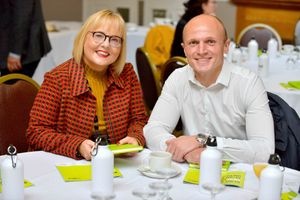 Gwynneth Slavin from the Shropshire Star and Andy Dowdall from Telford College
