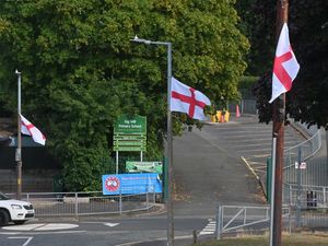 Supporting image for story: Watch: Flag it up! 12 pictures of flags being proudly flown and crossings decorated in three towns as people across the Black Country continue patriotic celebrations
