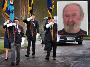 Supporting image for story: Royal British Legion members honour RAF veteran who died alone