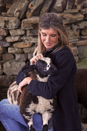 Amanda Owen at Ravenseat. Photo: Lorna Roach