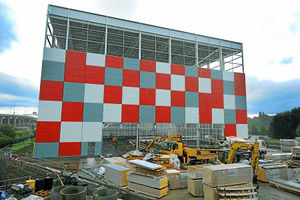 This huge warehouse continues to take shape near junction nine of the M6, Wednesbury