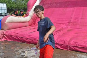 Those taking part was met with a muddy end