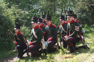 Last year's re-enactment at Whittington Castle