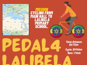 Supporting image for story: College joins virtual fundraising cycle from Shropshire to Ethiopia

 