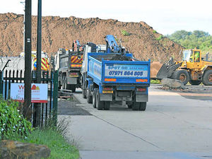 Supporting image for story: Waiting ban outside Dudley quarry after lorry complaints