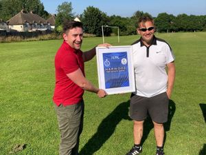 Supporting image for story: Telford football team gets brand new kit from estate agents