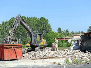 Supporting image for story: Watch: Donnington social club gets demolished for housing
