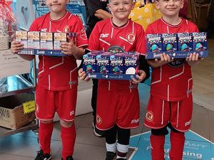 Supporting image for story: Walsall Wood Warriors bring smiles to faces with Easter gifts