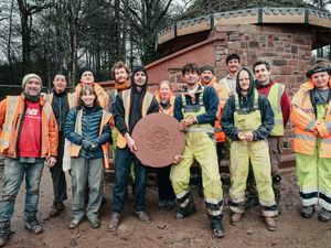 Supporting image for story: Students’ ‘honour’ at building project marking 35th year of King’s Foundation