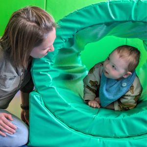 Claire McCarthy with son, Theo