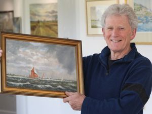Supporting image for story: Art exhibition raising money for Scouts goes on display in Bishop's Castle, paying homage to the late artist