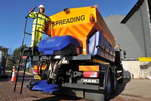 Karen Smith-Storer is one of the team who drive the gritters around our region in the snow and ice