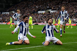 Mikey Johnston, right, and the impressive Alex Mowatt celebrate (PA)