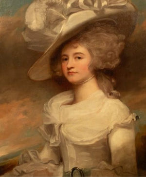 Julia Annabelle, Lady Shuckburgh, (1756-1797), by George Romney (1734-1802). Estimate £20,000-£30,000