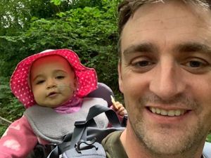 Supporting image for story: Father goes the extra mile for hospital which saved daughter's life