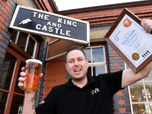 Supporting image for story: King and Castle pub celebrates CAMRA award
