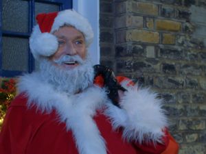 Supporting image for story: Martin Kemp transforms into Father Christmas for booster jab campaign film