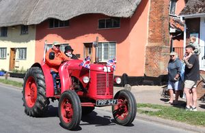 Nigel & Rose Hantschar of Hereford with their David Brown Cropmaster