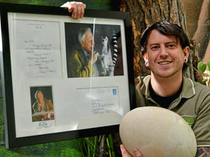 Supporting image for story: Telford zoo boss gets letter from Sir David Attenborough