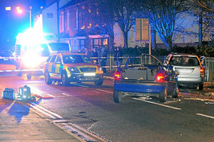 Emergency services at the scene