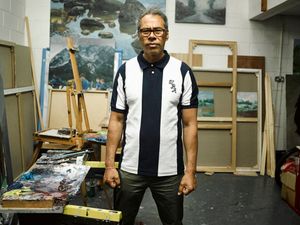 Supporting image for story: The artist who learned to love football with West Brom