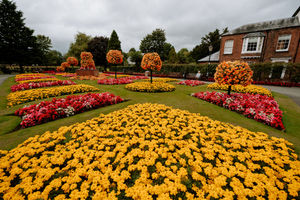  Cae Glas Park in Oswestry looking colourful.