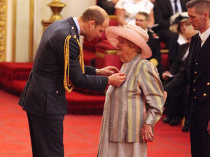 Supporting image for story: MBE honour for Shropshire hospice volunteer Kathleen, 91