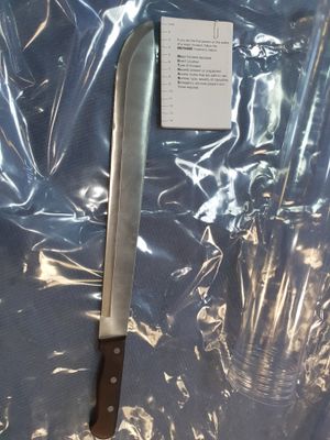 The machete which was found