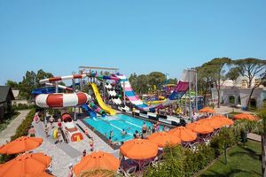 Ed was scared to brave the slides at first