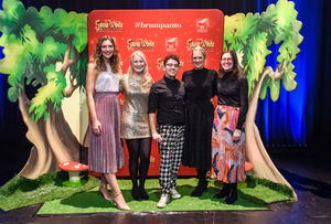 Birmingham Hippodrome communication team - Amy Stutz, Emma Hogan, Ben Wooldridge, Jenna Hadley and Camila Poccard