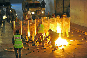 Supporting image for story: TA soldiers face riot training for posting
