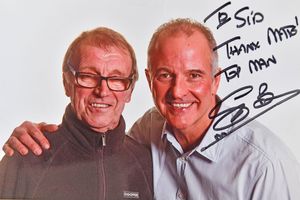 Sid Day pictured with Steve Bull