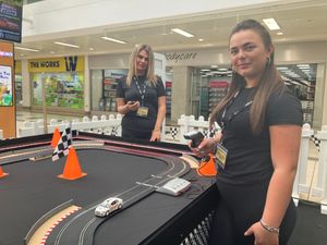 Supporting image for story: Free giant Scalextric track brings fun to the Mander Centre this half-term