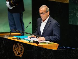 Supporting image for story: Iran’s president says attacks inflicted ‘grievous blow’ on global trust