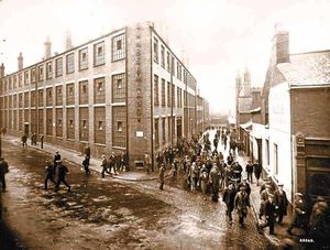 The Sunbeam factory in its heyday in the early 1900s