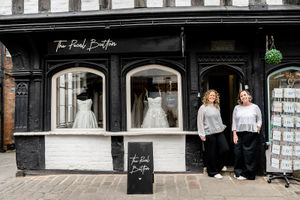 Steph and Anna opened The Pearl Button in Shrewsbury this April. Photo: Katy Yates