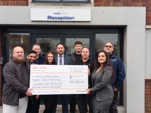 Staff at HAS-Vent raise £3,449.50 for Acorns Children's Hospice